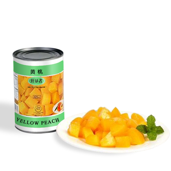 CF09 Canned Yellow Peach Dices 24*425G