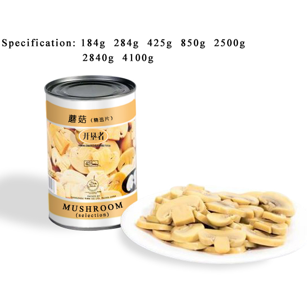 CM03 Canned Champignon Mushrooms Slices 6*4100G