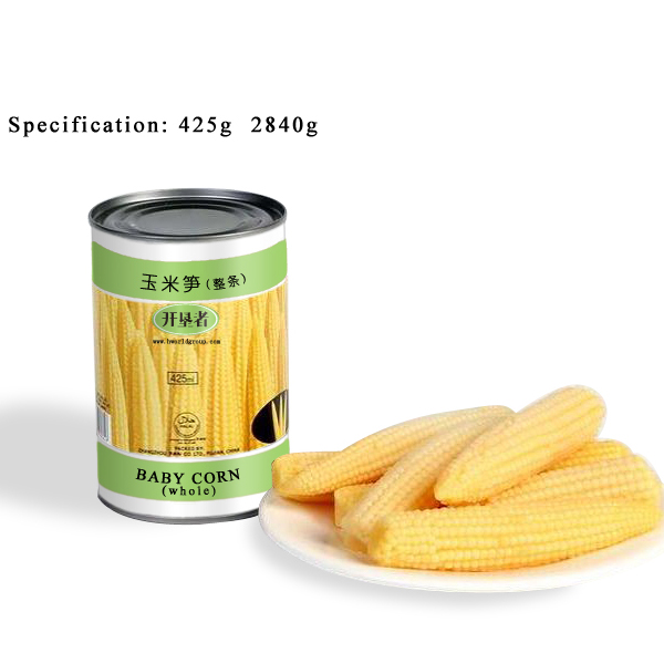 CV13 H CAN Canned Baby Corn Whole 6*2840G-36months