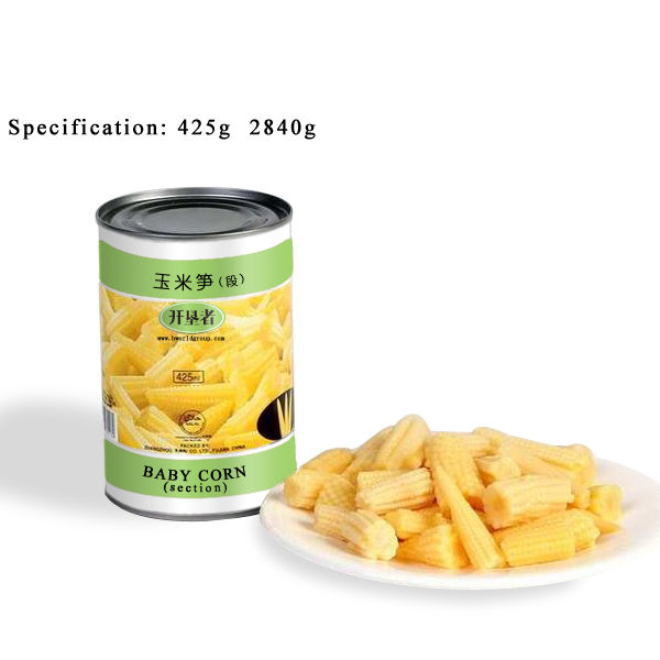 CV14 Canned Baby Corn Cuts 6*2840G